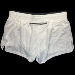 Fabletics Breathe Run Shorts White XL NWT